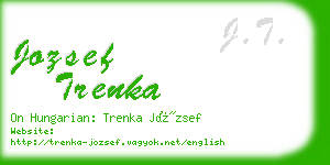 jozsef trenka business card